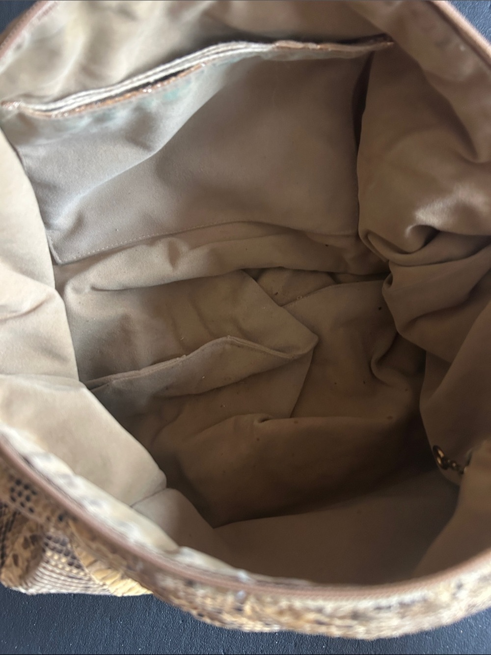 Vintage python hobo bag. - Picture 3 of 5